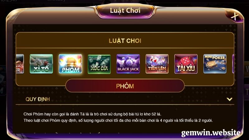 Cách tính điểm cơ bản chính xác cần biết rõ luật chơi Phỏm để phân chia thứ tự